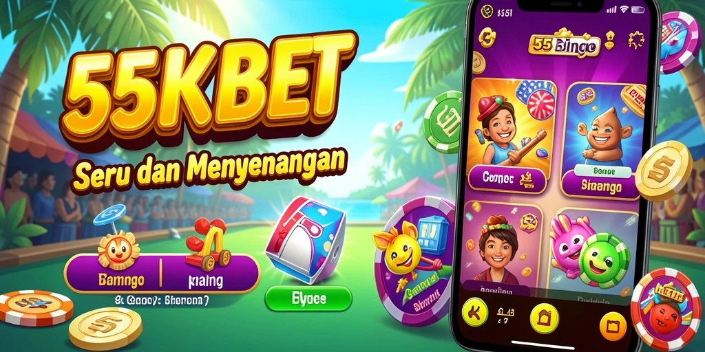 Menampilkan gameplay seru Bingo di 55KBET dengan fitur menarik.