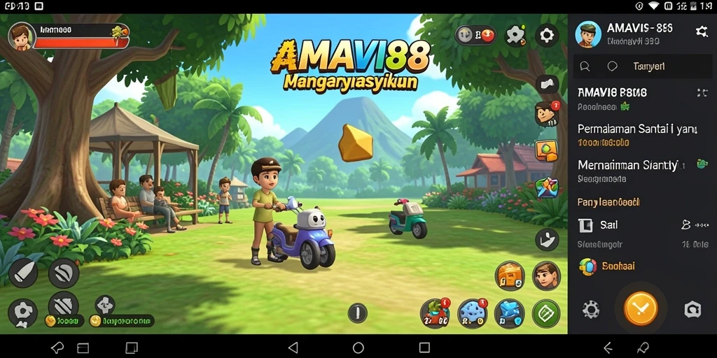 Screenshot gameplay <strong>AMAVI88</strong> menunjukkan keseruan dan grafis yang menarik.