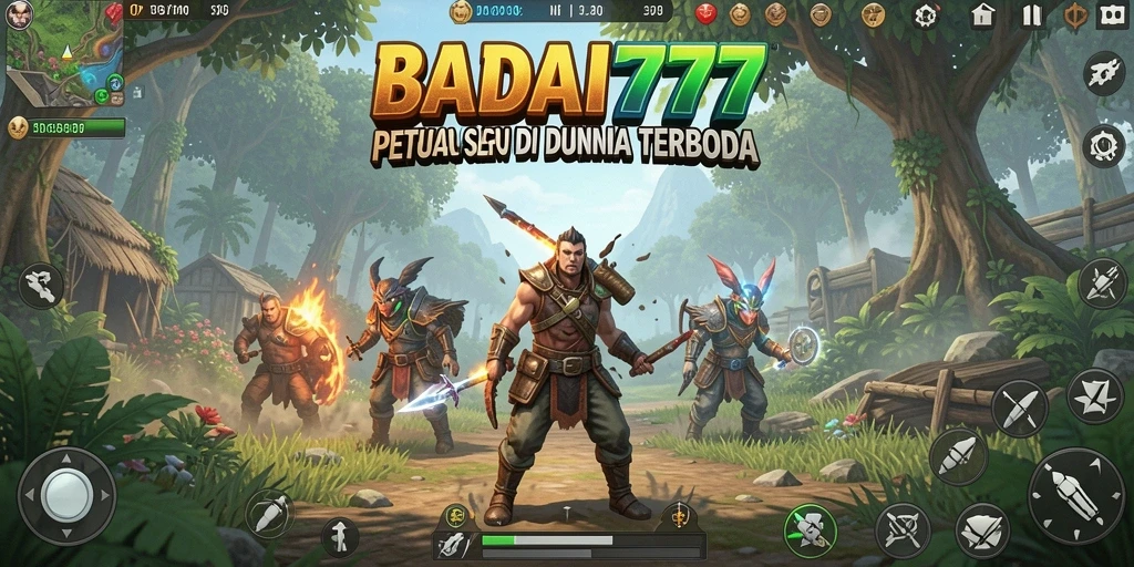 Gameplay seru yang menampilkan dunia terbuka BADAI777.
