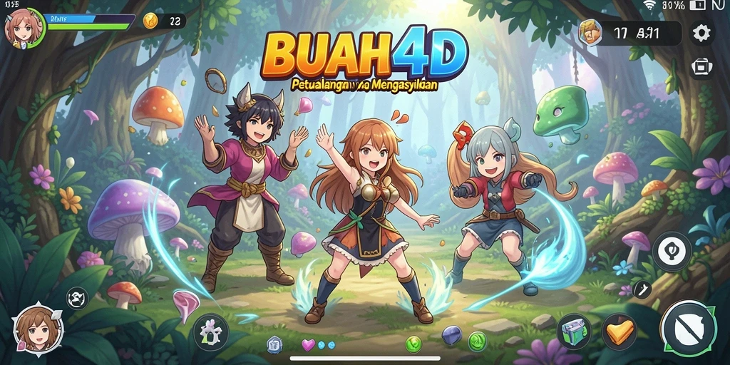 Tampilkan aksi seru dalam BUAH4D dengan gameplay Anime yang memikat.