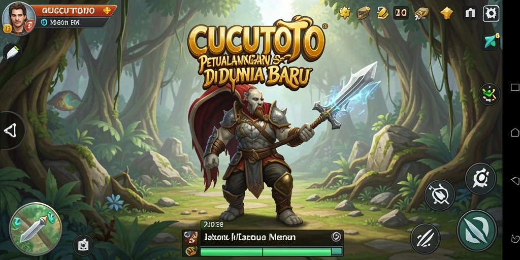 Tampilan gameplay <strong>CUCUTOTO</strong> saat menjelajahi dunia petualangan yang menakjubkan.