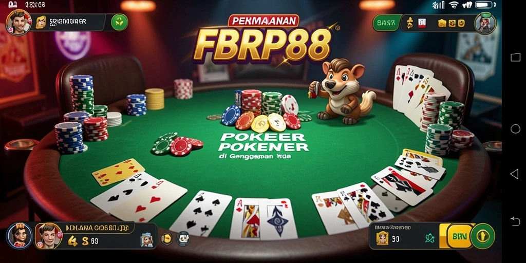Tangkapan layar FBRP88 yang menunjukkan permainan poker yang mengasyikkan.