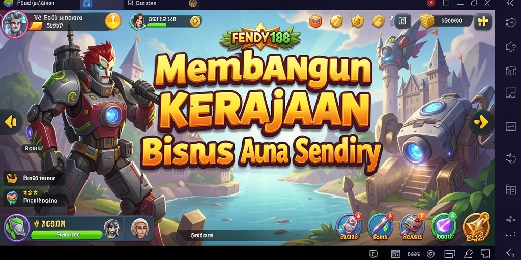 Tampilan gameplay FENDY188 menampilkan strategi bisnis yang seru.