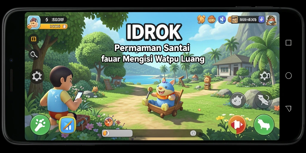 Tangkapan layar gameplay IDROK yang menampilkan keseruan permainan Casual.