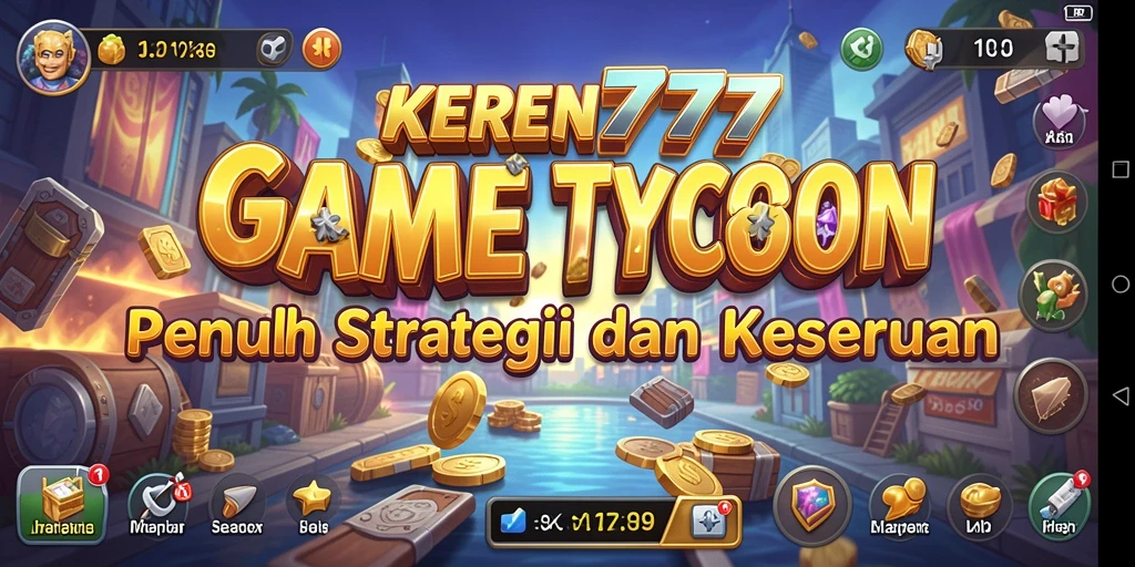 Tampilan gameplay seru di KEREN777 dengan strategi Tycoon yang mendalam.