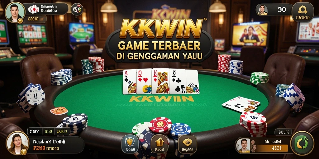 Screenshot KKWIN menampilkan gameplay Poker yang menarik dan seru.