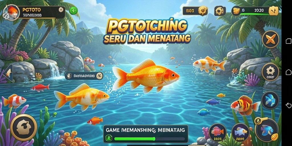 Tangkapan ikan mengesankan dalam gameplay PGTOTO yang seru.